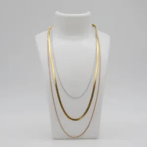 Three Layers Stainless Steel Necklace