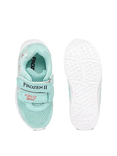 toothless Disney Frozen Kids Girls Sea Green Sports Shoes(FZPGSP3002-10-11Y)