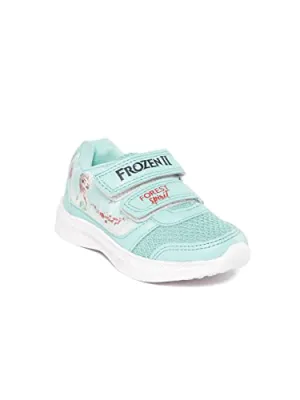 toothless Disney Frozen Kids Girls Sea Green Sports Shoes(FZPGSP3002-10-11Y)