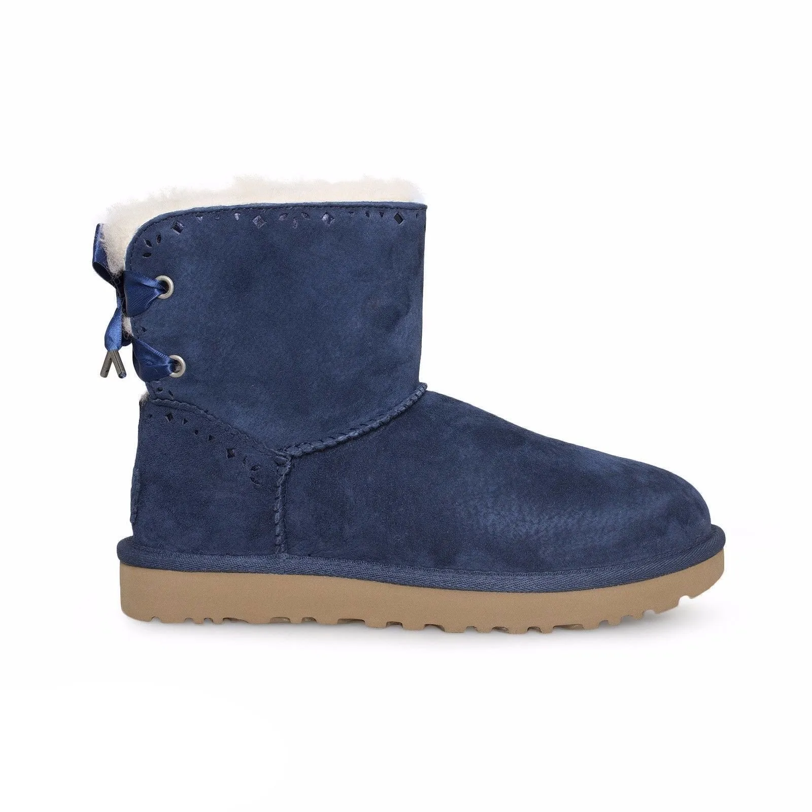 UGG Dixi Flora Perf Navy Boots