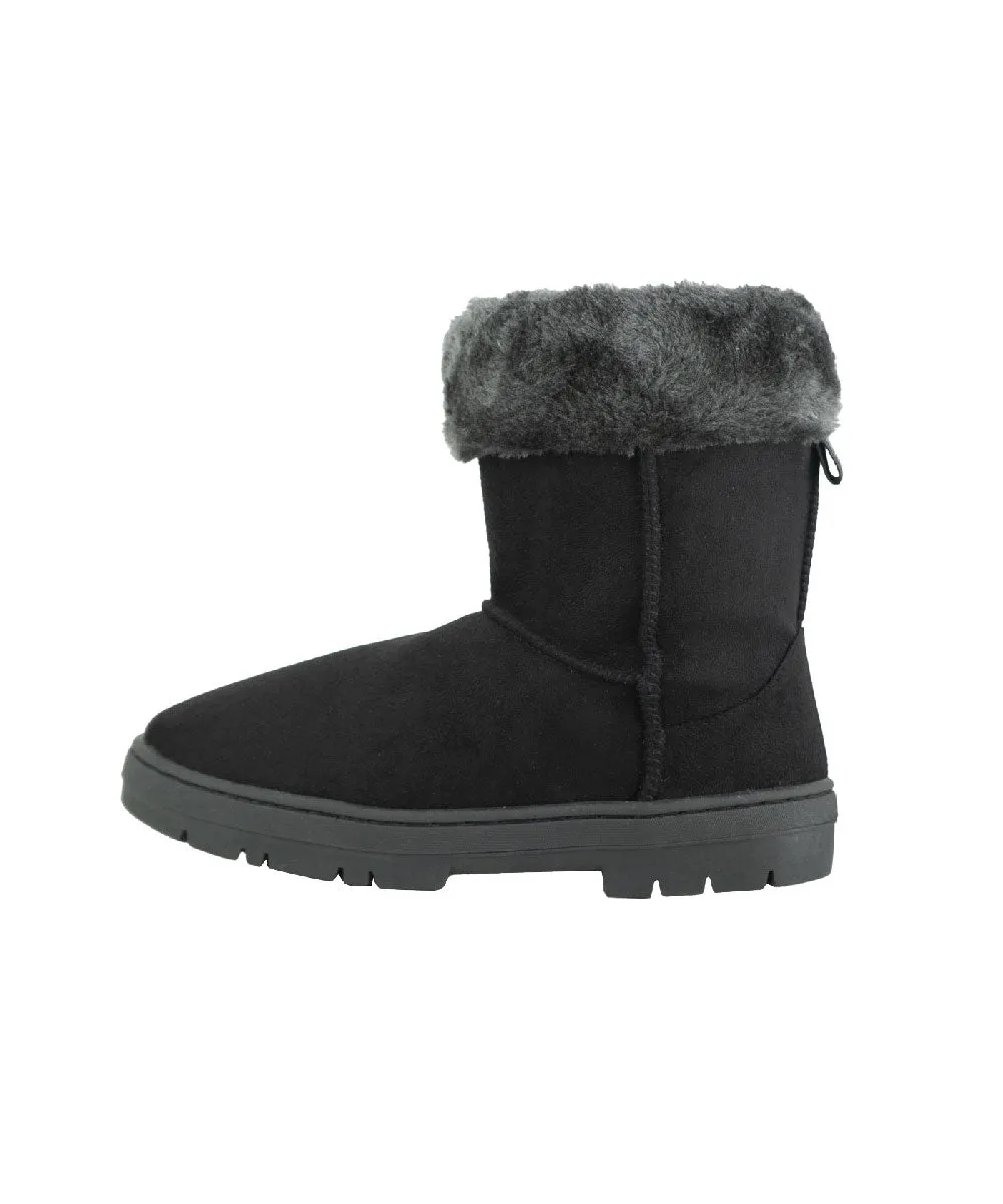 Unisex Basic Mid-Length Snow Boots