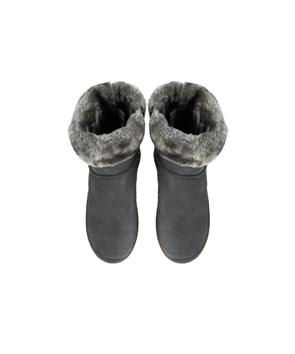 Unisex Basic Mid-Length Snow Boots