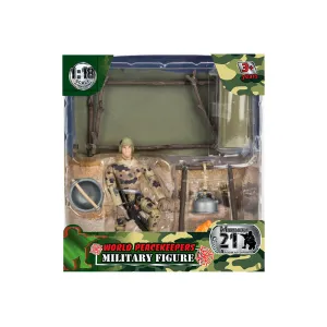 World Peacekeepers Figure And Accessories - Camp Fire