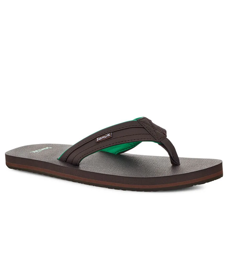 Youth Ziggy St in Brown by Sanuk